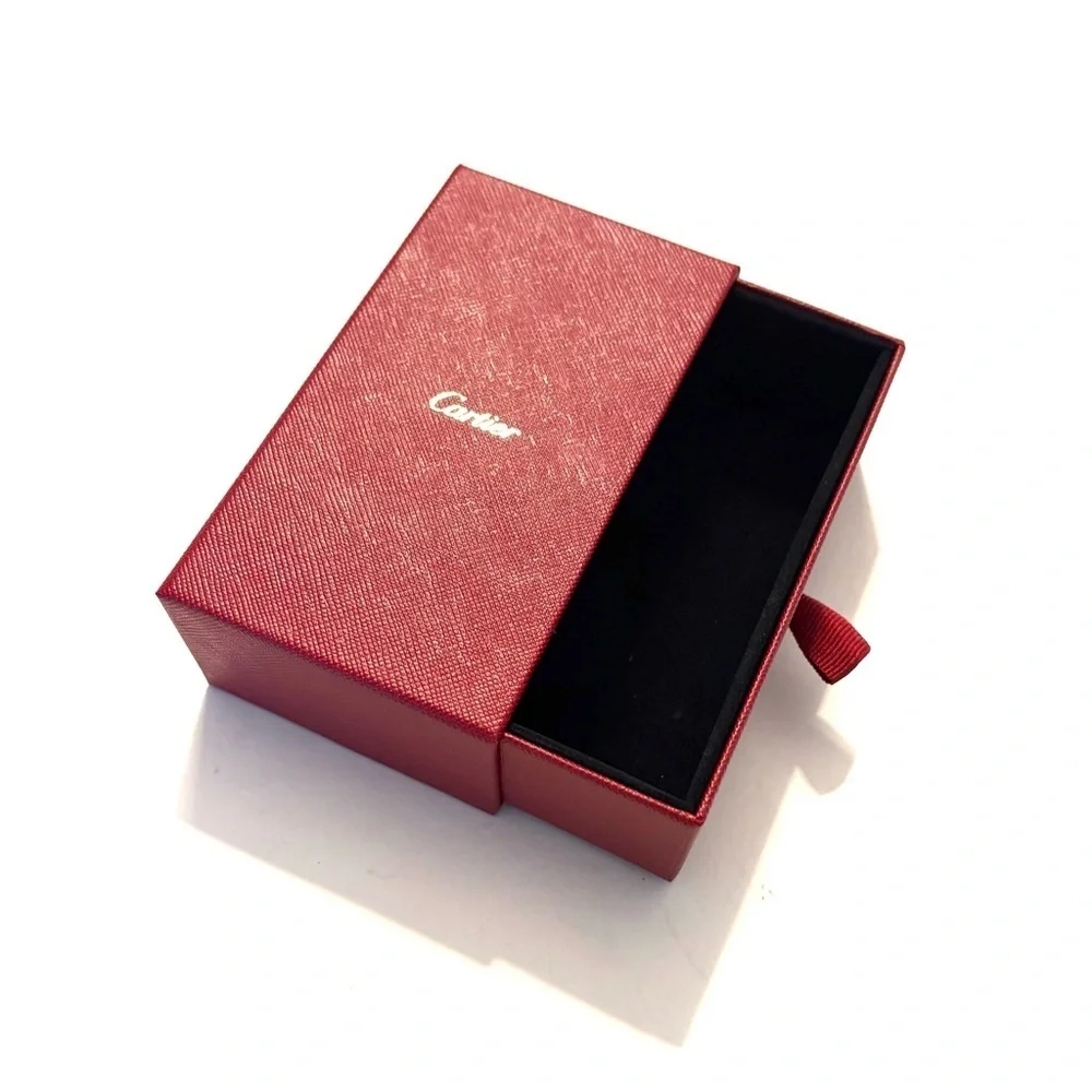 CARTIER Jewelry Case, red and gold